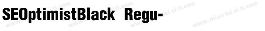SEOptimistBlack Regu字体转换